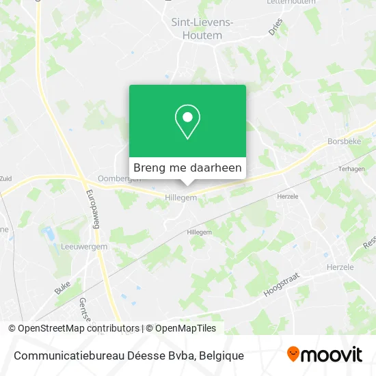 Communicatiebureau Déesse Bvba kaart