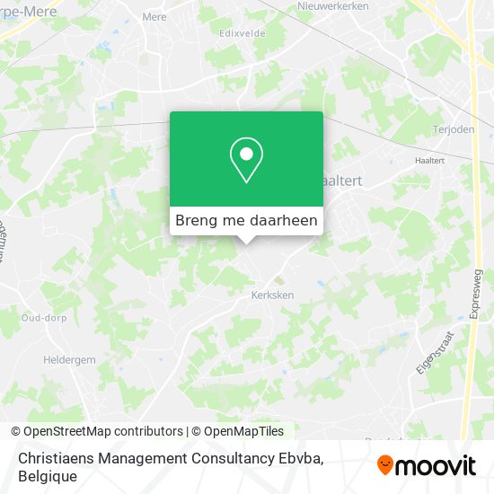Christiaens Management Consultancy Ebvba kaart