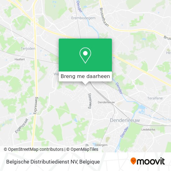 Belgische Distributiedienst NV kaart