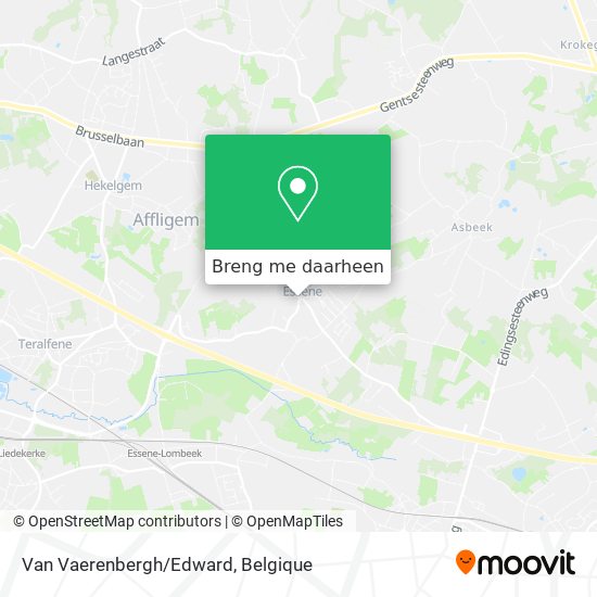 Van Vaerenbergh/Edward kaart