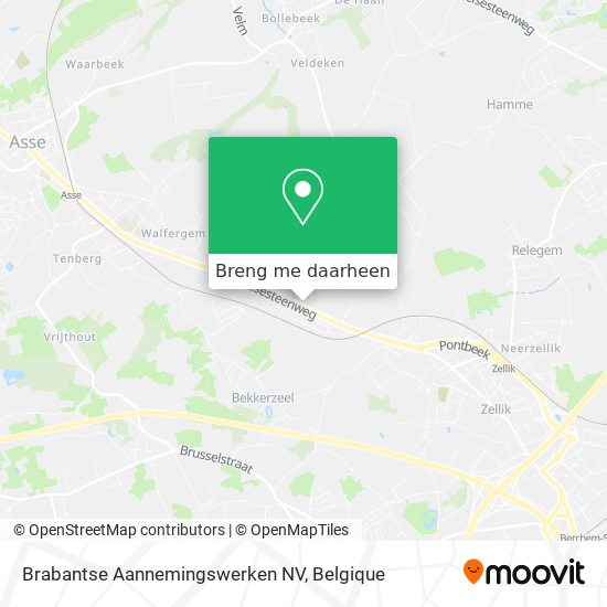 Brabantse Aannemingswerken NV kaart