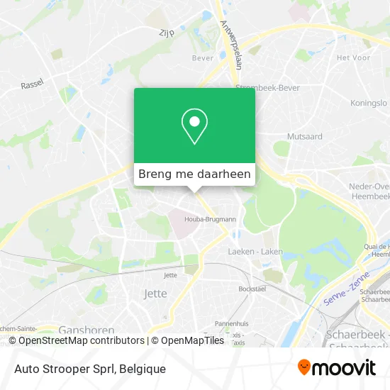 Auto Strooper Sprl kaart