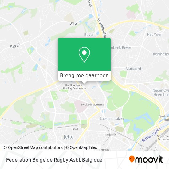 Federation Belge de Rugby Asbl kaart