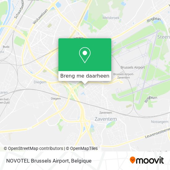 NOVOTEL Brussels Airport kaart