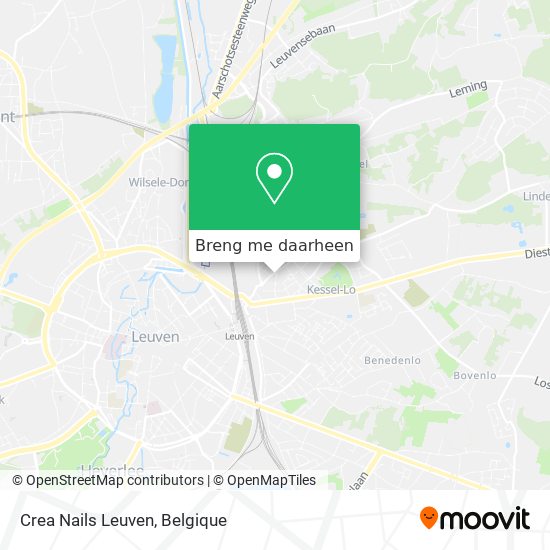 Crea Nails Leuven kaart