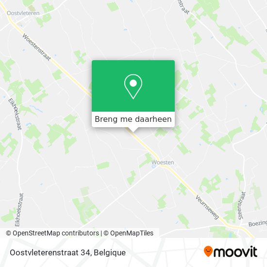 Oostvleterenstraat 34 kaart