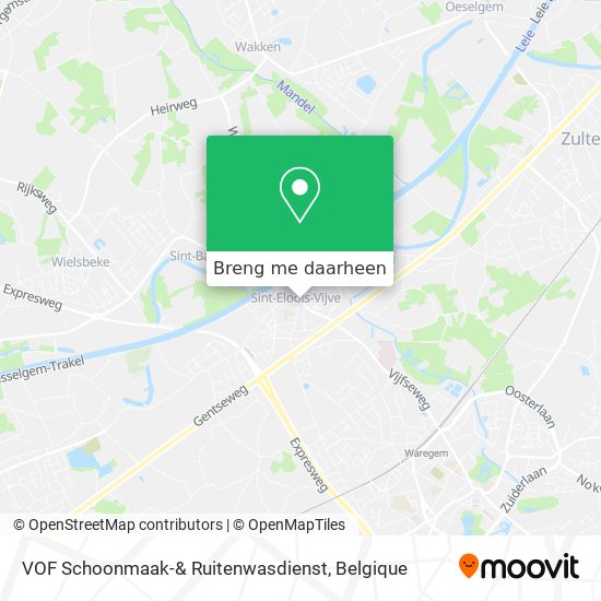 VOF Schoonmaak-& Ruitenwasdienst kaart