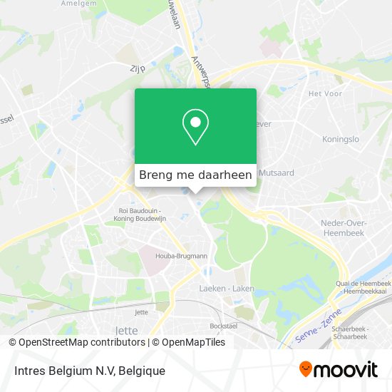 Intres Belgium N.V kaart