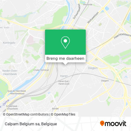 Calpam Belgium sa kaart