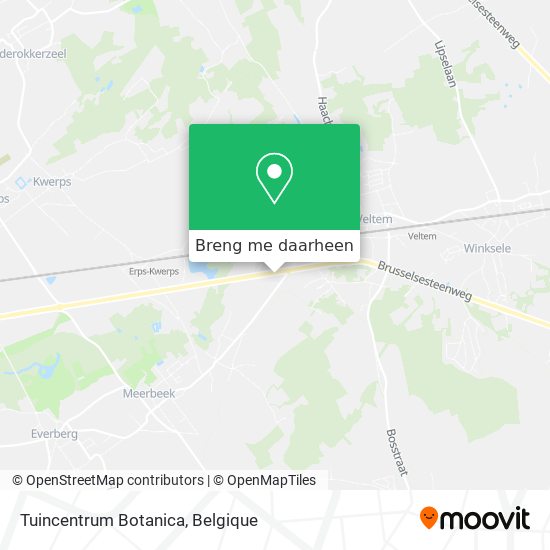 Tuincentrum Botanica kaart