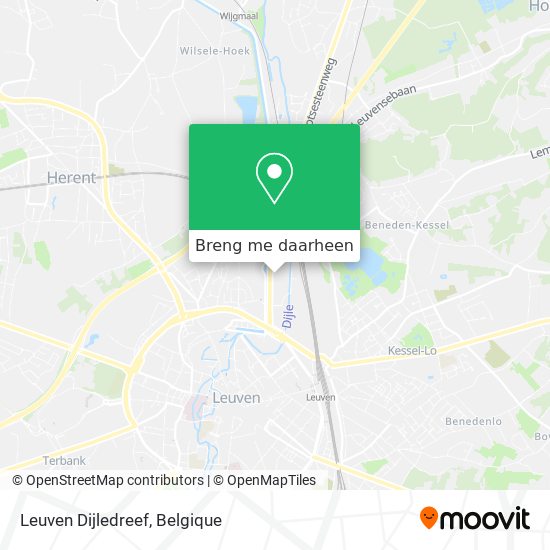 Leuven Dijledreef kaart