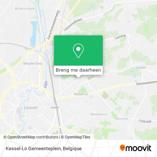 Kessel-Lo Gemeenteplein kaart