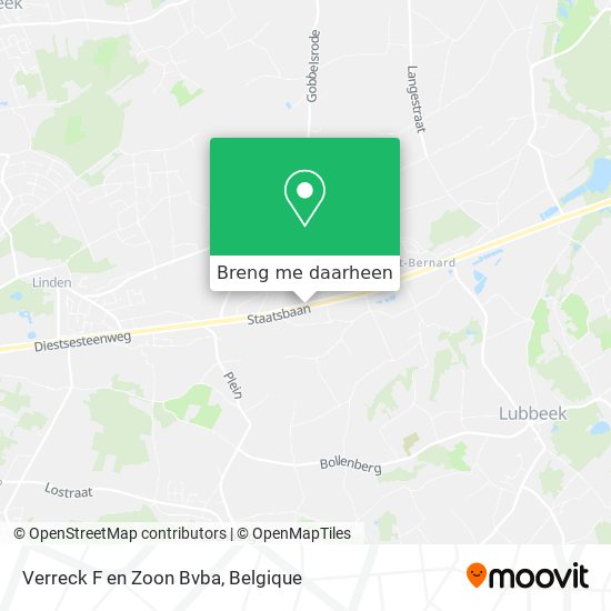 Verreck F en Zoon Bvba kaart