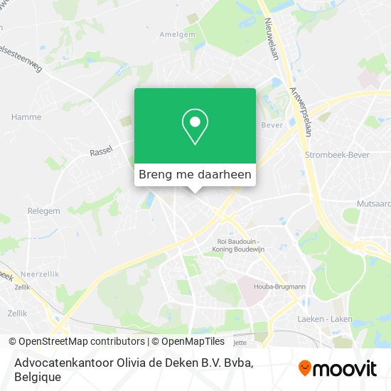 Advocatenkantoor Olivia de Deken B.V. Bvba kaart