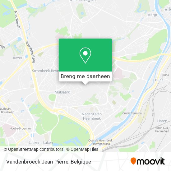 Vandenbroeck Jean-Pierre kaart
