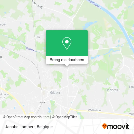 Jacobs Lambert kaart