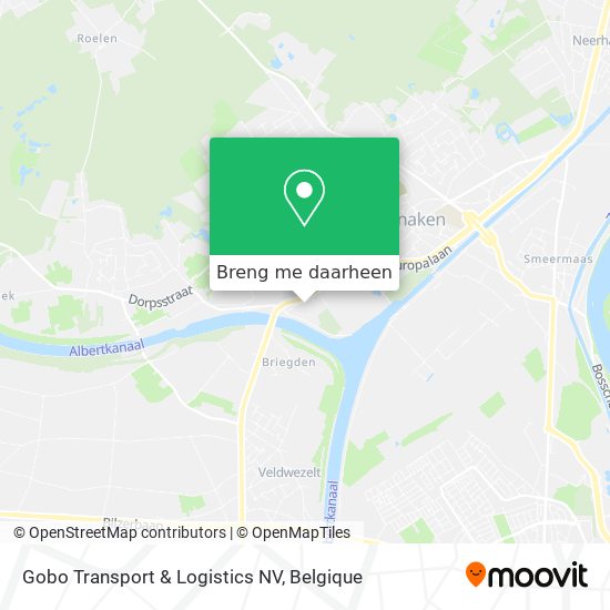 Gobo Transport & Logistics NV kaart
