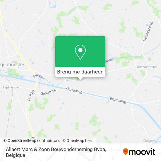 Allaert Marc & Zoon Bouwonderneming Bvba kaart