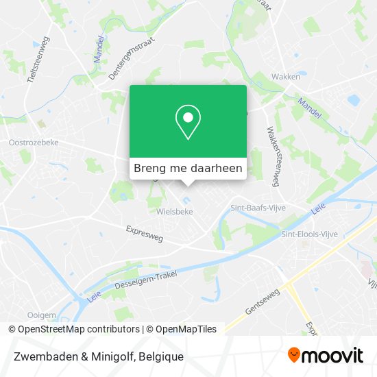 Zwembaden & Minigolf kaart