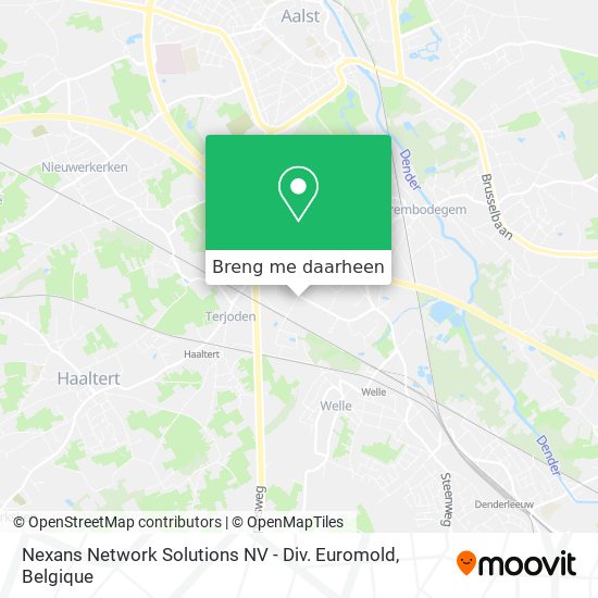 Nexans Network Solutions NV - Div. Euromold kaart