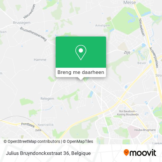 Julius Bruyndonckxstraat 36 kaart