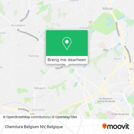 Chemtura Belgium NV kaart