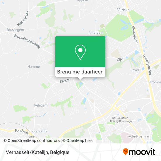 Verhasselt/Katelijn kaart