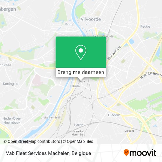 Vab Fleet Services Machelen kaart