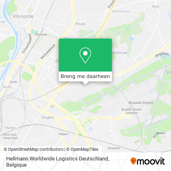 Hellmann Worldwide Logistics Deutschland kaart