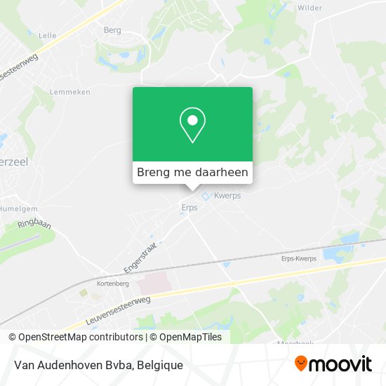 Van Audenhoven Bvba kaart