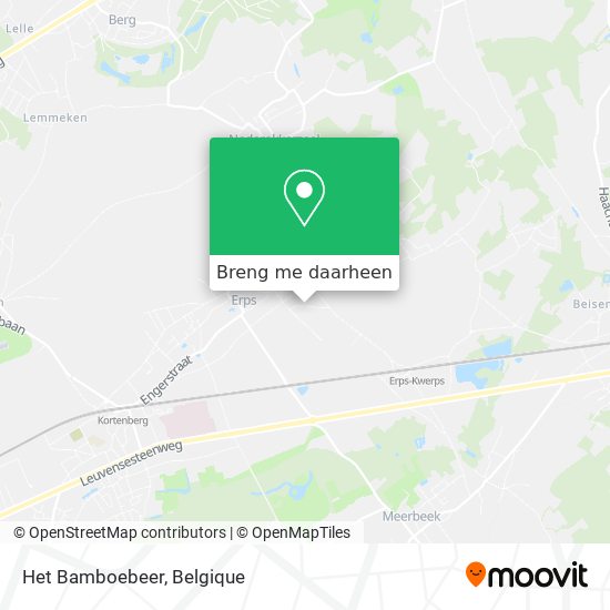 Het Bamboebeer kaart