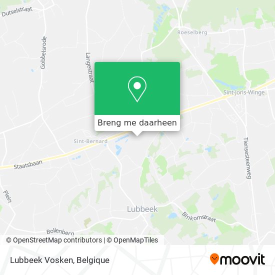 Lubbeek Vosken kaart