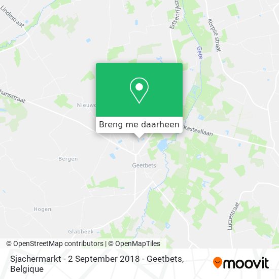 Sjachermarkt - 2 September 2018 - Geetbets kaart