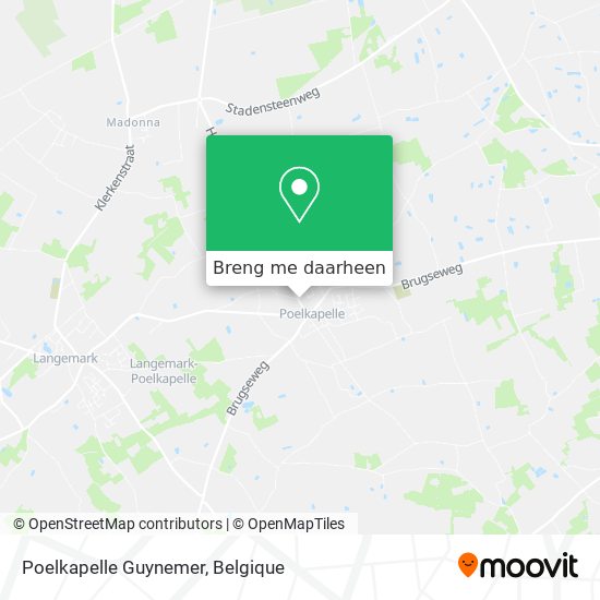 Poelkapelle Guynemer kaart
