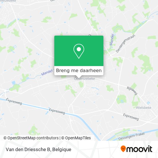 Van den Driessche B kaart