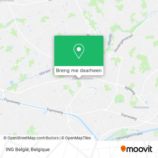 ING België kaart