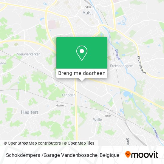 Schokdempers /Garage Vandenbossche kaart