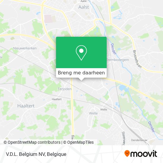 V.D.L. Belgium NV kaart