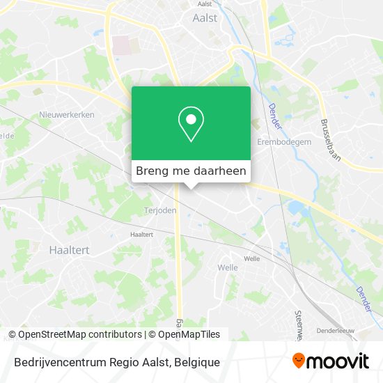 Bedrijvencentrum Regio Aalst kaart