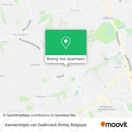 Aannemingen van Zeebroeck Ronny kaart