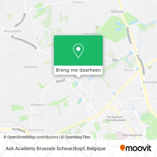 Ask Academy Brussels Schwarzkopf kaart