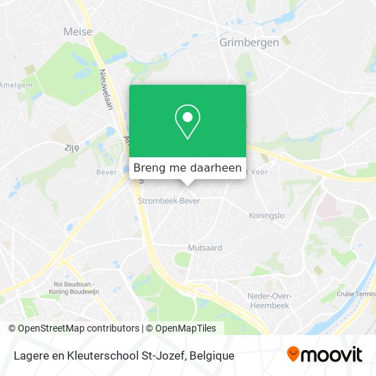 Lagere en Kleuterschool St-Jozef kaart