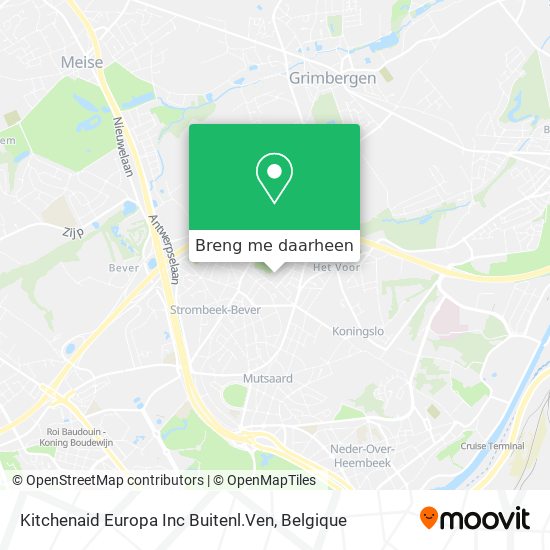 Kitchenaid Europa Inc Buitenl.Ven kaart