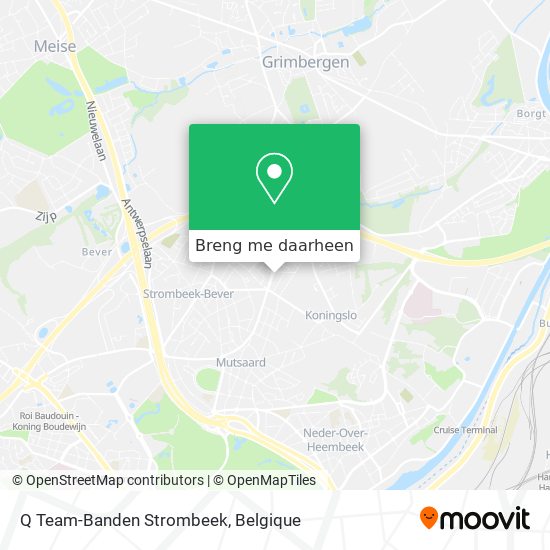 Q Team-Banden Strombeek kaart