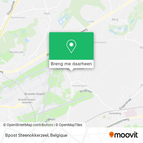 Bpost Steenokkerzeel kaart