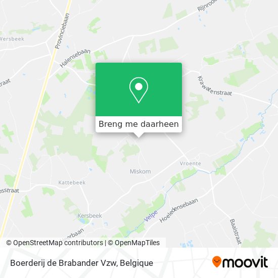 Boerderij de Brabander Vzw kaart