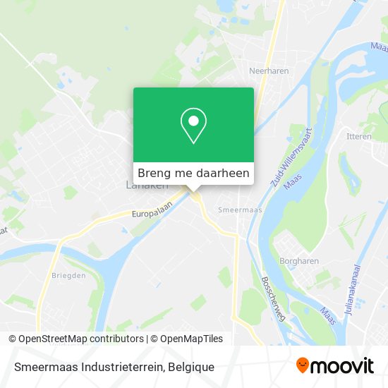 Smeermaas Industrieterrein kaart