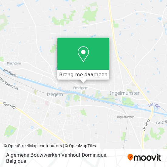 Algemene Bouwwerken Vanhout Dominique kaart