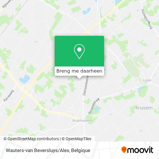 Wauters-van Beversluys/Alex kaart