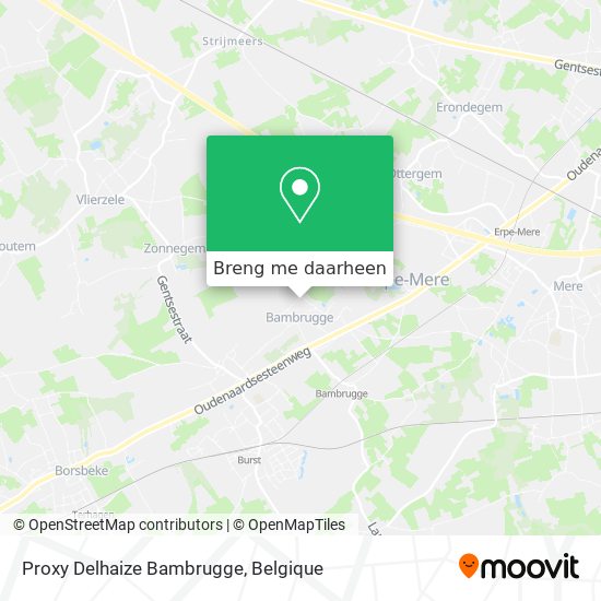 Proxy Delhaize Bambrugge kaart